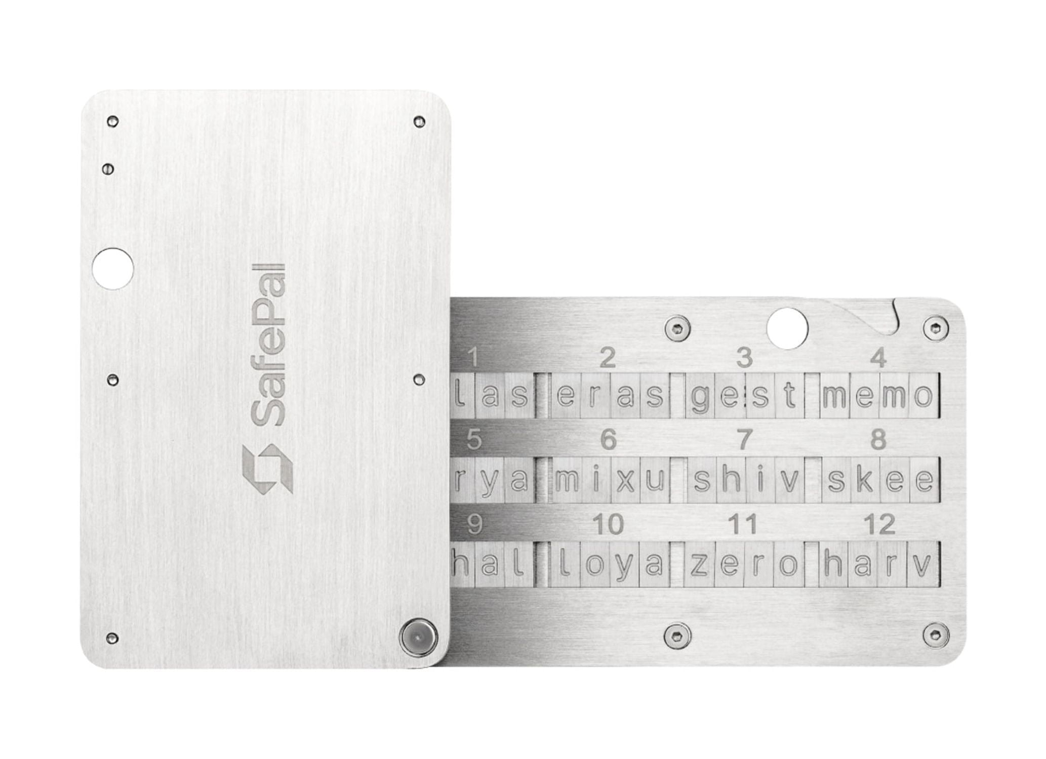 Material Crypto DIY – Stainless Steel Wallet for Crypto with 12-24 Seed  Phrase I with engraving pen - Walmart.com