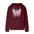 thumbnail image 5 of Bovemsi Sweatshirt for Women Womens Hoodies Casual Long Sleeve Pullover Tops Loose Hooded With Pocket Comfort Hoodie, 5 of 5
