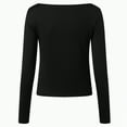 thumbnail image 4 of Towmus Long Sleeve Undershirt for Women Women's Regular-Fit Long-Sleeve Crew neck T-Shirt Basic Tops, 4 of 6