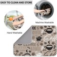 thumbnail image 4 of Dish Drying Mat Kitchen Counter - Absorbent Microfiber Drying Rack Pads Reversible Dish Pad Draining Mats for Countertop Coffee Mats,16x18 inch(Coffee), 4 of 8