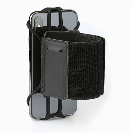 Cell Phone Armband Phone Case Wristband Holder for Running Walking 360° Rotation Forearm Wrist Workout Sports Arm Band Fits Samsung Galaxy A16 A15 A14 A13 A03s Fits iPhone 16e 16 15 14 13 12 Pro