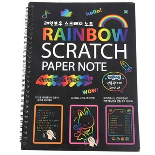 Scratchbook Scratch Stickers Note Book Drawing Toys Stationery Gift Scratch  Picture Book Scraping Painting Children's DIY Drawing Toys Educational Toy