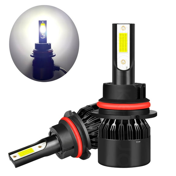 BMZONCC 6000K For Ford F-150 1992-2003 F-250 1992-1999 2x 9007 LED Headlight Hi/Lo Bulbs