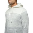 thumbnail image 5 of X RAY JEANS Mens Color Blocked Hooded Sweater, Oatmeal White, S, 5 of 5