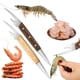 thumbnail image 1 of Herramienta desvenagailu de gambas de acero inoxidable - Peladora y limpiadora eficiente para desvenar fácilmente, cocinas y restaurantes domésticos, 1 of 3