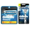 Gillette Mach3 Turbo Razor and 15ct Blades Refill Bundle
