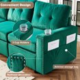 thumbnail image 3 of Modern Velvet Recliner With Armrest Storage And Extra Space - Modular Combination For Living Room 6, 3 of 4