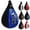 Black Blue, variant on MRX Speed Punching Bags Genuine Leather MMA Training Speed Bag Muay Thai SpeedKills Punching, Dodge Striking Bag for Workout Pro Boxing Bag for Home Gym Kids, Men, Women Full Black White