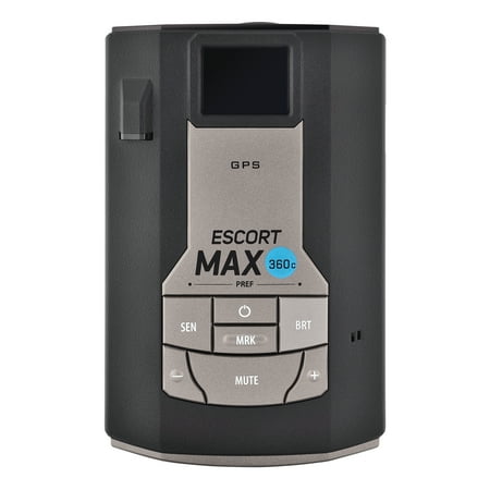 Escort MAX 360c Laser Radar Detector - WiFi & Bluetooth Enabled, 360° Protection, Extreme Long Range, Voice Alerts, Apple CarPlay & Android Auto Compatible