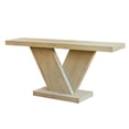 thumbnail image 7 of GZXS Modern Farmhouse Console Table with Sculptural X-Leg Design, 66" Long Narrow Entryway Sofa Table for Hallway, Living Room, Walnut Finish, 7 of 7