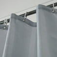 thumbnail image 3 of Navy Blue Shower Curtain Liner, Navy Blue Fabric Shower Liner, 2-in-1 Bathroom Shower Curtain and Liner, 12 Grommet Holes, Water Proof, Machine Washable, Hotel Quality, 72 x 72 Inches, 3 of 9