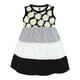 thumbnail image 3 of Hudson Baby Vestidos De Algodón Para Niñas Black Daisy 9-12 Meses, 3 of 4
