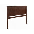 thumbnail image 5 of AFI Nantucket Queen Solid Wood Panel Headboard with Attachable Charger, Walnut, 5 of 8