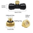 thumbnail image 3 of Outdoor Faucet Kitchen Spray Nozzle Rotating Two in Faucet Wall Mount Kitchen Faucet Automatic Faucet Kitchen Modern Copper Kitchen Faucet Set Out Faucet Head Stainless Steel Faucets for, 3 of 3
