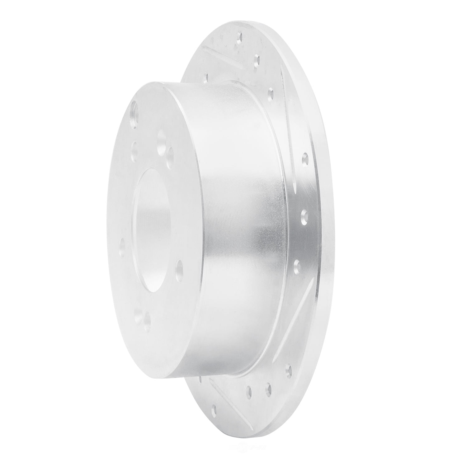 Dynamic Friction Company 631-03014R DFC Brake Rotor - Drilled And Slotted - Silver