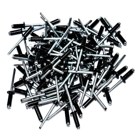 

Black Pop rivets 3/16” Dia. Military aircraft aluminum HUMVEE sheet metal- 24 pack