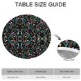 thumbnail image 6 of Pioneer Flower Floral Print Pattern Round Fitted Tablecloth with Elastic Edge,Dining Table Cover Waterproof,Outdoor Round Tablecloth for Camping,Dining,Indoor and Outdoor, 6 of 7