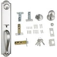 thumbnail image 5 of Double Door Handlset for Front Door Brushed Nickel Finish (Keyed Entry Handle and Dummy Hanleset Set)$$Tools & Hardware Other, 5 of 5