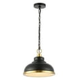 thumbnail image 3 of SAFAVIEH Bastion Oil Rubbed Bronze Iron Pendant Light with Shade, 3 of 5