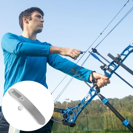 RENACLIPY Plated Silver Hand Held Scale with High Precision or for Draw Weight Measurement