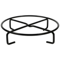 Pretyzoom 1Set Camping Stove Rack Heat Insulation Metal Black for Outdoor Cooking