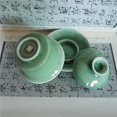 thumbnail image 6 of Gaiwan Kung Fu Teacups with Lid 5-Ounce Teacup and Saucer Set Porcelain Chinese Celadon(Green), 6 of 15
