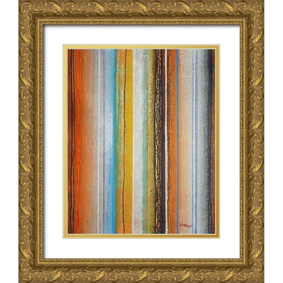 Holsinger, Joel 12x14 Gold Ornate Wood Framed with Double Matting Museum Art Print Titled - Maredi Colores