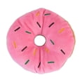 thumbnail image 2 of SouMaox Plush Donut Squeaky Dog Chew Toy, Soft Interactive Pet Toy for Boredom Relief, Durable Plaything for Aggressive Chewers, 3.93" Pink, 2 of 6