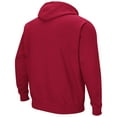 thumbnail image 3 of Men's Colosseum Crimson Harvard Crimson Arch and Logo Pullover Hoodie, 3 of 3