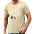 thumbnail image 5 of Independence Day POROPL Mens Graphic T Shirts ,Cotton Mens T Shirts Short Sleeve Tee Tops, 5 of 5