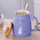 thumbnail image 3 of 3 Tazas De Cerámica Para Gatos, Taza De Té Frío Y Caliente, Taza De Con Tapa De Macarena Tazas de café de cerámica, 3 of 8