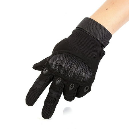 - Adults Tactical Gloves Hunt Military Paintball Shooting Airsoft Combat Anti-Skid Rubber