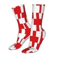 thumbnail image 5 of Uemuo Red Cross 1 for 16in Socks, Cotton Socks Sports Socks Knee High Socks Comfortable Socks For Men, Women, 5 of 7