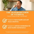 thumbnail image 3 of Doctor's Best Natural Vitamin K2 Mk-7 with MenaQ7, 100mcg Vitamin K2 Supplement Supports Bone Health, Non-GMO, 60 Veggie Capsules, 3 of 6