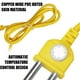 thumbnail image 4 of Mini calentador de inmersión para viajes, 600 W, agua caliente rápida para café, 220 V, hervidor de agua eléctrico portátil con enchufe CN, 4 of 5