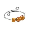 thumbnail image 2 of Sentmoon Bagues pour Femmes Bagues pour Femmes Bague Femme Perle d'Anxiété Bobine Rotation Bande Fidget Réglable Spinner Bijou Cadeau, 2 of 9