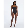 thumbnail image 2 of Joyspun Women's Seamless Ribbed Cami Bodysuit, Sizes S-XXXL, 2 of 6