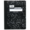 Mead Composition Book Wide Ruled 100 Sheets 9 34 x 7 12 Black Marble -
