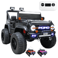 thumbnail image 1 of Montable Electrico Camioneta 4x4 para Niños Bluetooth Luces Led Control Remoto Batería 12v - Negro, 1 of 8