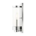 thumbnail image 6 of 20721-05 Livex Lighting Hillcrest - 1 Light Outdoor ADA Wall Lantern in Coastal Style - 4.75 Inches wide by 12 Inches high-Polished Chrome Finish, 6 of 12