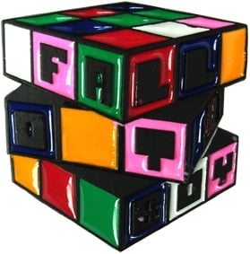 Rubicks Cube Retro Belt Buckle 