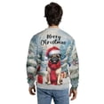 thumbnail image 5 of Merry Christmas Pug Enjoys Woofmas Winter Xmas Holiday All Over Print 3D Sweatshirt Unisex Merch Dog Lover Gifts - 02022, 5 of 6