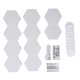 thumbnail image 2 of Luces de Pared Hexagonales ANGGREK Luz de Decoración de Empalme de Diseño Minimalista 10 Piezas, 2 of 7