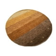 thumbnail image 5 of Multicolored Stripes 6X6 Oriental Modern Round Rug, 5 of 11