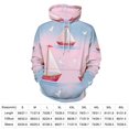 thumbnail image 2 of Pink Sailboat Pattern Men's Women New Sweatshirt Hoodie Men's Plus Size Sweatshirt Hooded Sweatshirt 3d Printed Street Men's Cloth, 2 of 6