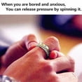 thumbnail image 3 of Anneau Rotatif en Acier Inoxydable Taille 6 Edc Fidget Spinner, 3 of 5