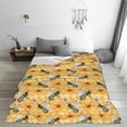 thumbnail image 5 of Bingfone Bee Wasp Print Flannel Fleece Blanket Throw Blanket for Bed,Sofa,Couch,Travel,Camping(40"x30" ), 5 of 8