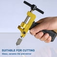 thumbnail image 3 of Tile Portable Manual Glass Tile Tile Opener Glass Tile Cutter Hand-Held Replacement Cutter Heads Ceramic Tile Glass Cutter Glass Tile Breaking Tool, 3 of 7