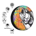 thumbnail image 4 of Sikiie Fishing Bass Print PVC Leather Spare Tire Wheel Cover Spare Tire Cover, for Car Truck SUV Camper Trailer Universal Fit-16 inch, 4 of 6