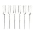 thumbnail image 1 of 6PCS 6oz Floating Champagne Flutes - Acrylic Shatterproof - Pool Party Outdoor Drinks, 1 of 6